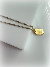 Load image into Gallery viewer, Good Luck Pendant Dainty Necklace