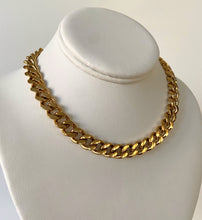 Load image into Gallery viewer, curb chain necklace stainless steel gold plated statement necklace