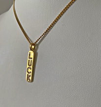 Load image into Gallery viewer, Luck Pendant Necklace With Cubic Zirconia