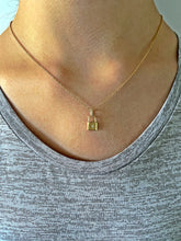 Load image into Gallery viewer, Delfina Dainty Padlock Necklace