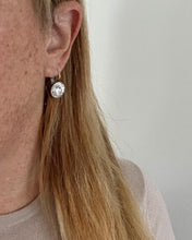 Load image into Gallery viewer, Round Austrian crystal earrings
