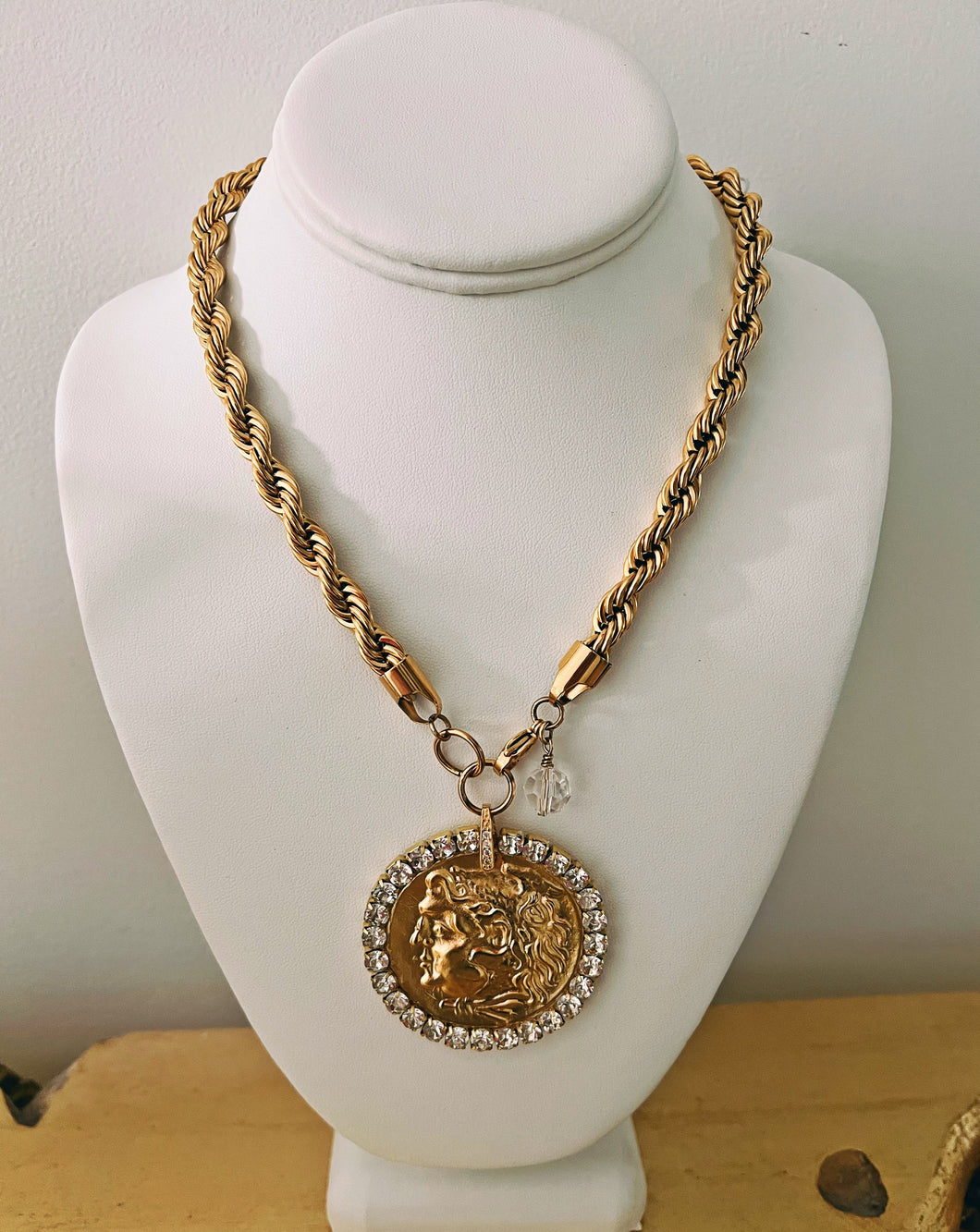 The Brielle Coin Statement Necklace