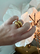 Load image into Gallery viewer, Gold plated ring everyday jewelry
