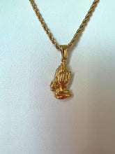Load image into Gallery viewer, Praying Hands Protection Necklace
