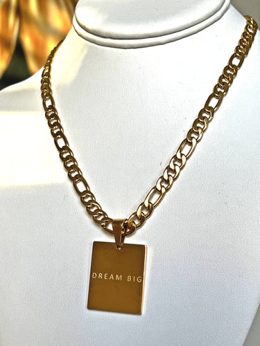 Dream big necklace empowerment necklace jewelry