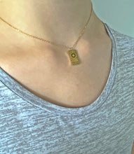 Load image into Gallery viewer, The Sun Tarot Card Dainty Necklace
