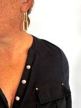 Load image into Gallery viewer, Mia Earrings - Convertible Statement Earrings Hoops
