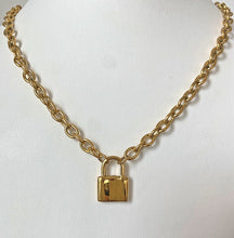 Load image into Gallery viewer, Danielle Necklace - Padlock pendant
