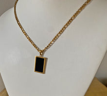 Load image into Gallery viewer, Haley 2 Black Pendant Necklace
