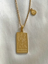 Load image into Gallery viewer, Virgo zodiac jewelry horoscope necklace zodiac pendant
