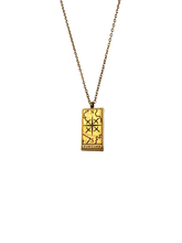 Load image into Gallery viewer, The Fortune Tarot Card Dainty Necklace
